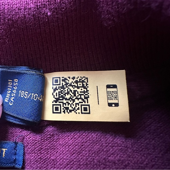 Polo by Ralph Lauren Maroon with Green Pony Size: XL - Picture 5 of 7